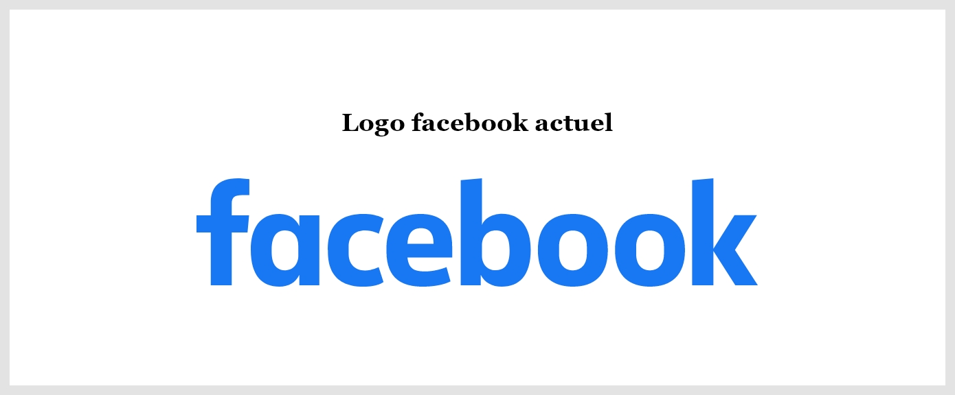 Logo facebook actuel