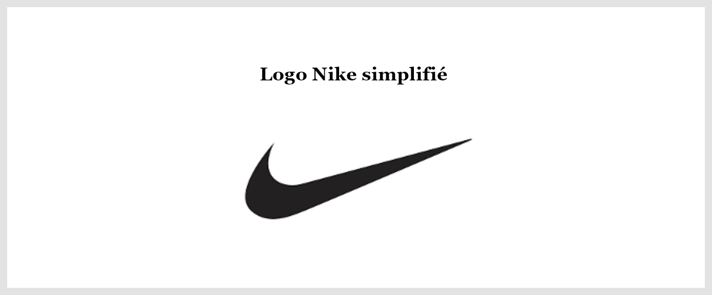Logo Nike simplifié