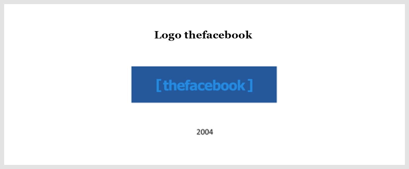 Logo thefacebook 2004